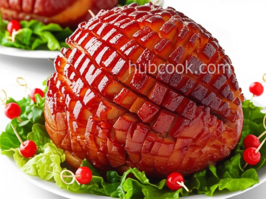Baked Ham with Sweet Glaze