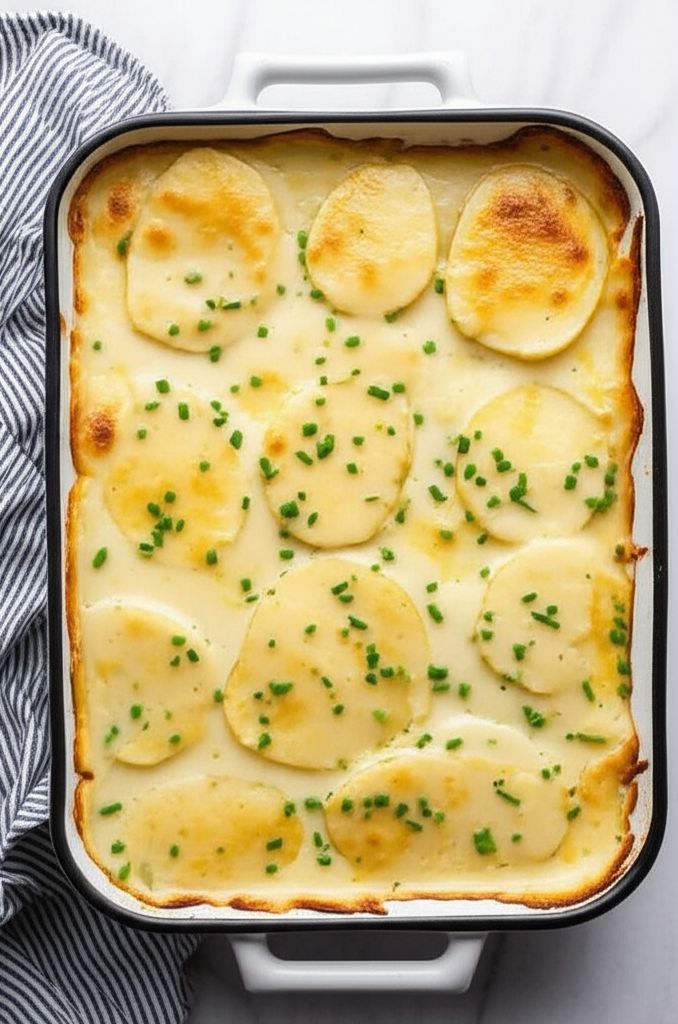 Caesar Scalloped Potatoes