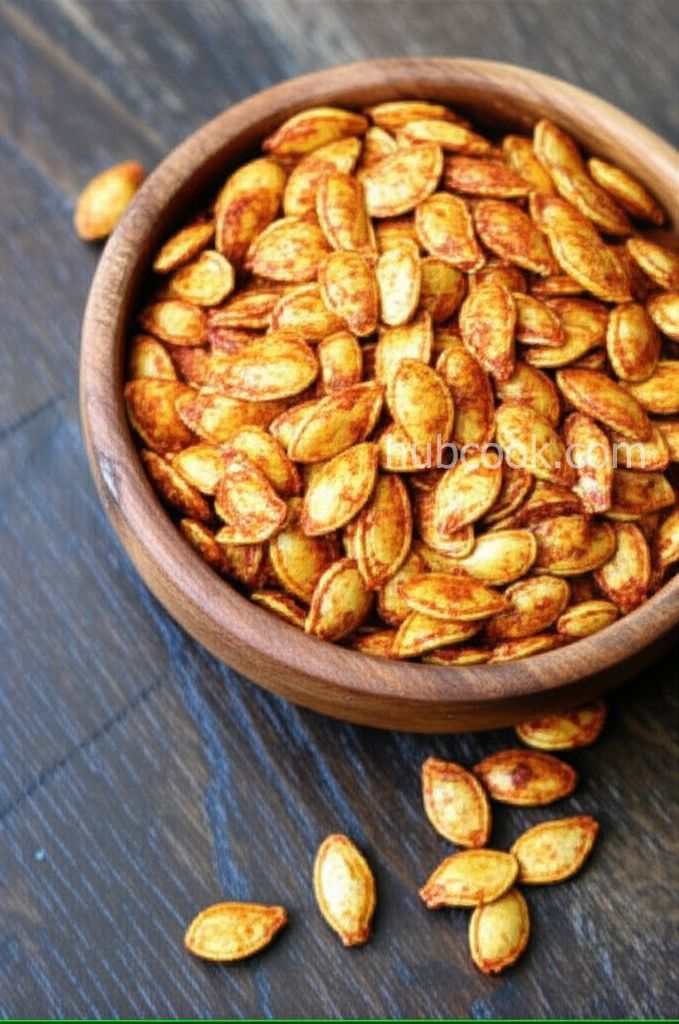 Cajun Spiced Roasted Pumpkin Seeds