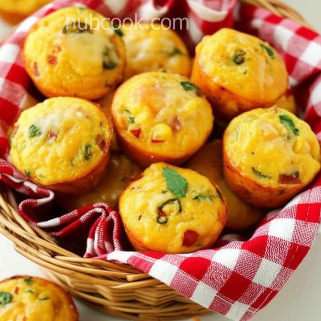 Jalapeño-Ham Mini Corn Muffins