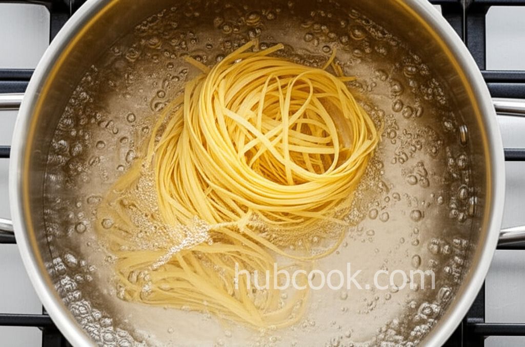 Naked Shrimp Pasta