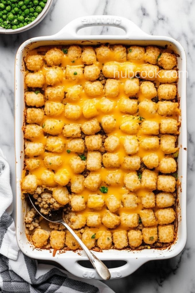 Turkey Tater Tot Hot Dish