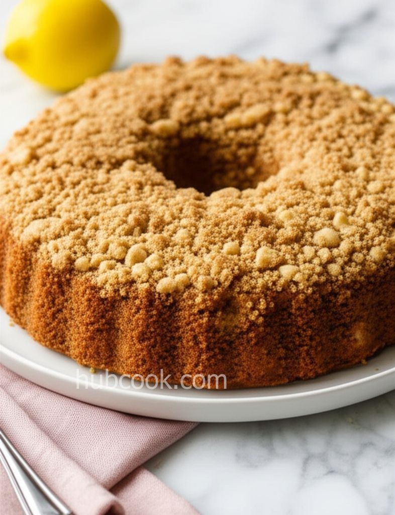 White Chocolate and Lemon Coffee Cake