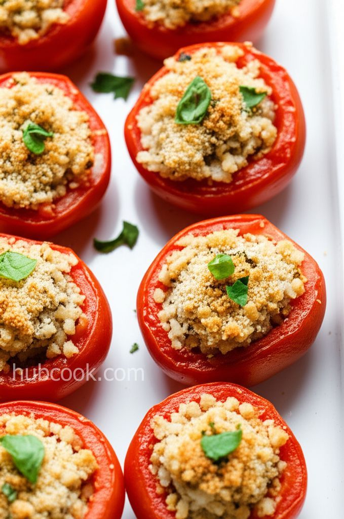 Air-Fried Italian Stuffed Tomatoes