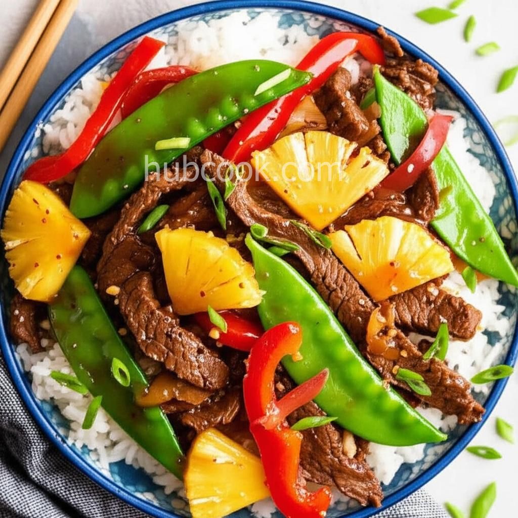 Beef and Pineapple Stir Fry