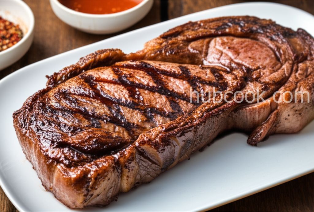 Charcoal-Grilled Ribeye Steak