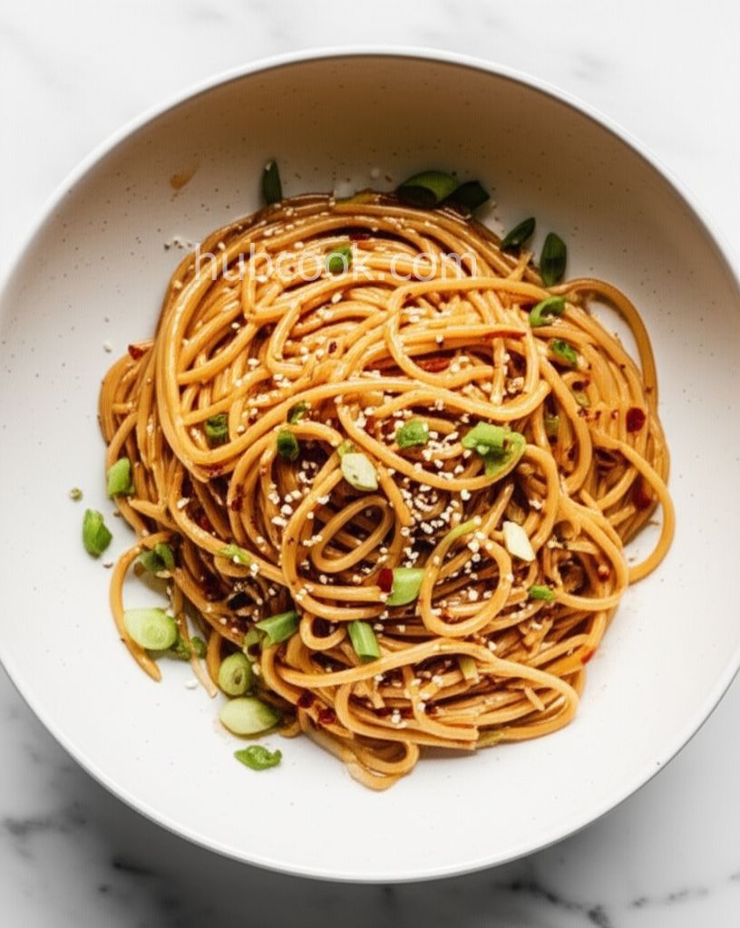 Cold Sesame Noodles with Spicy Peanut Sauce