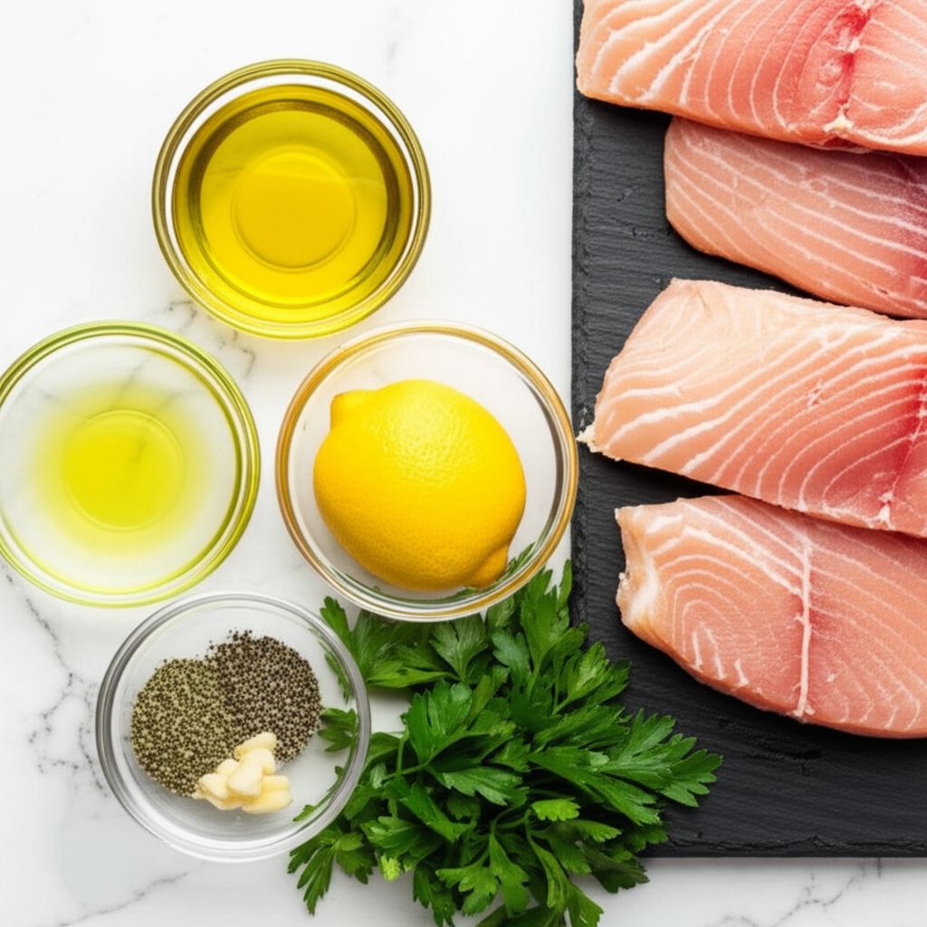 Grilled Fish Steaks