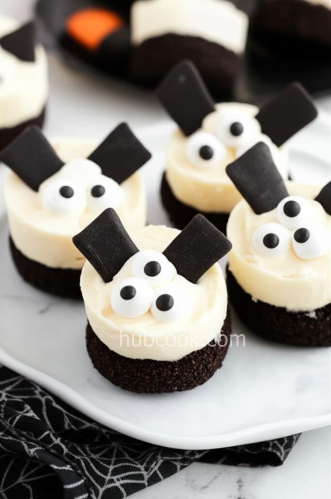 Halloween Mini Cheesecakes