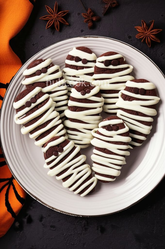 Halloween Mummy Cookies