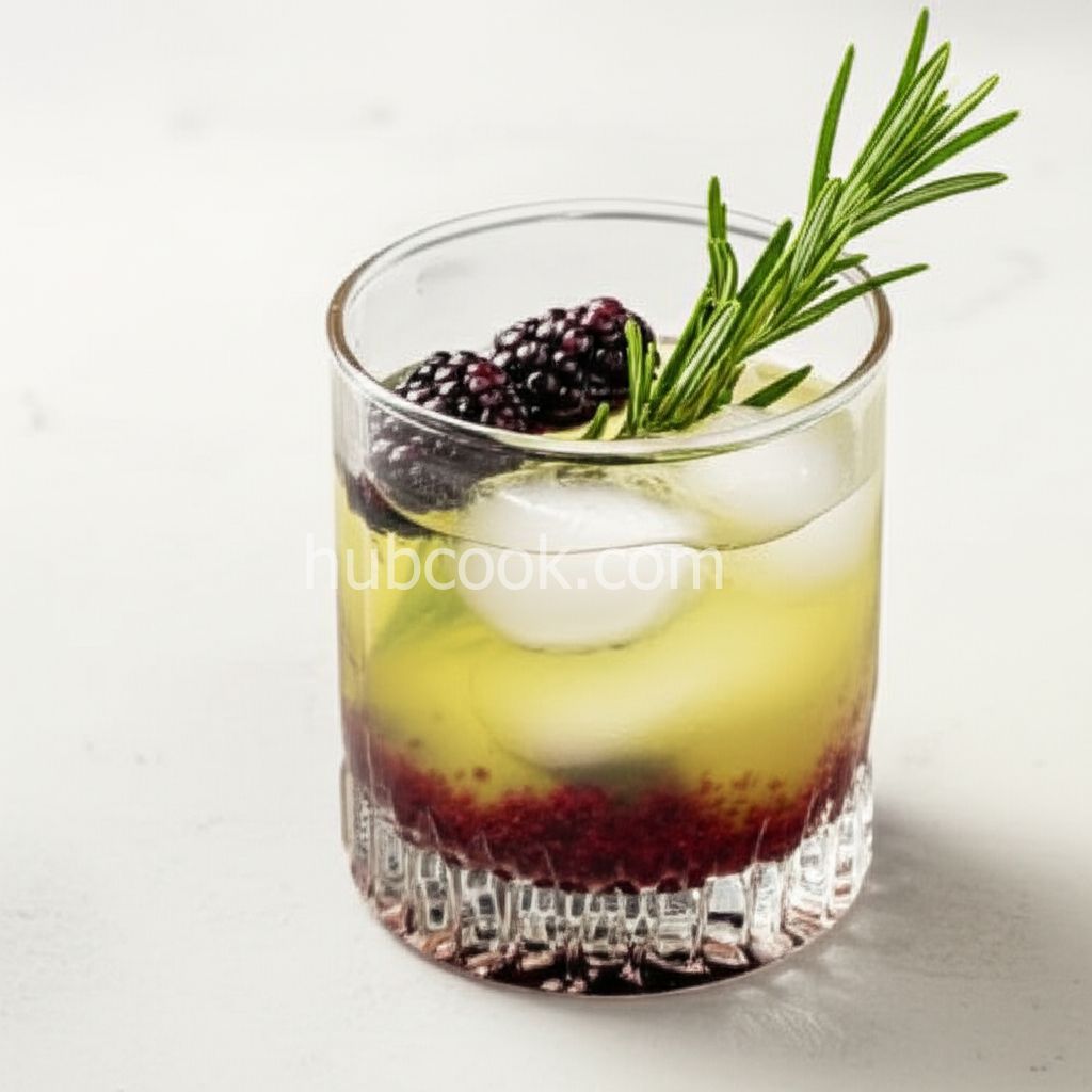 Herbed Blackberries on the Rocks