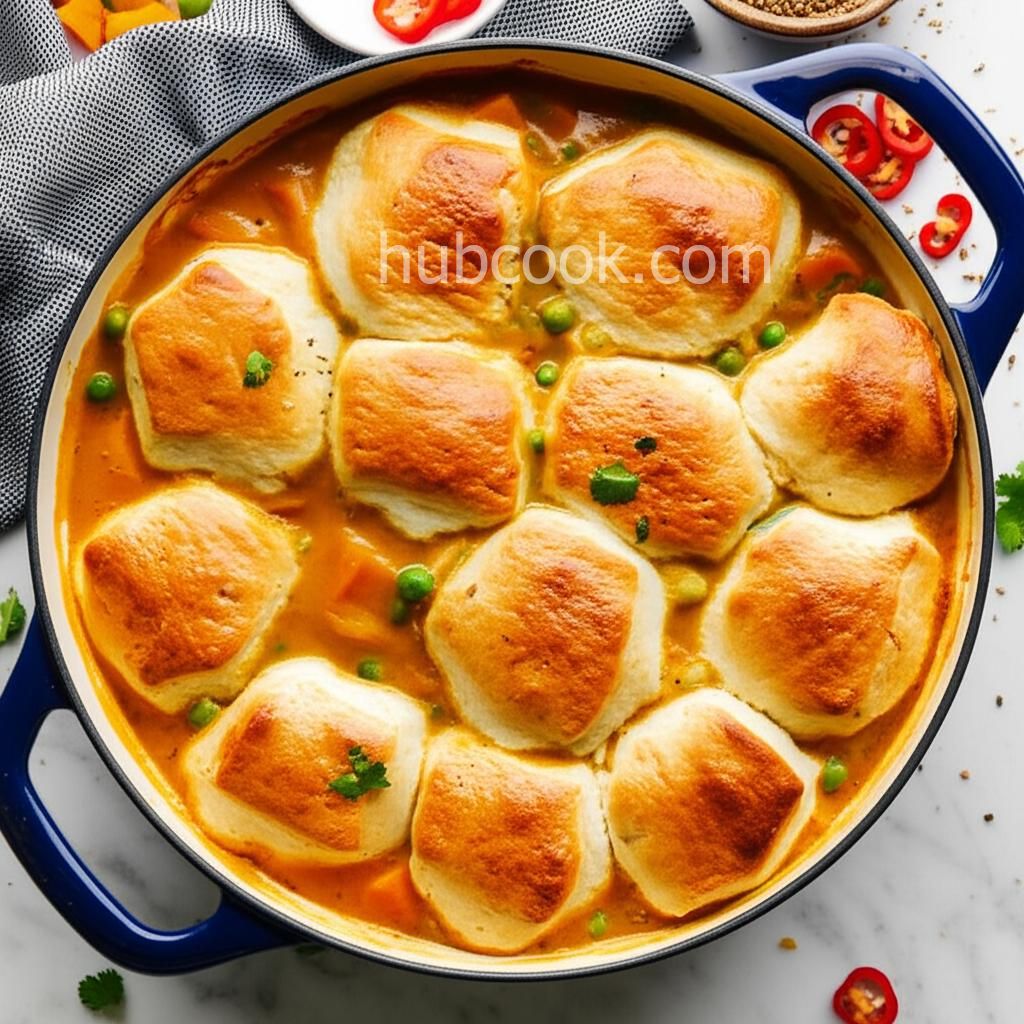 Pumpkin Thai Curry Pot Pie