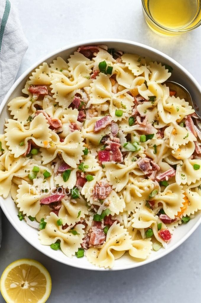 Ranch, Bacon, and Parmesan Pasta Salad