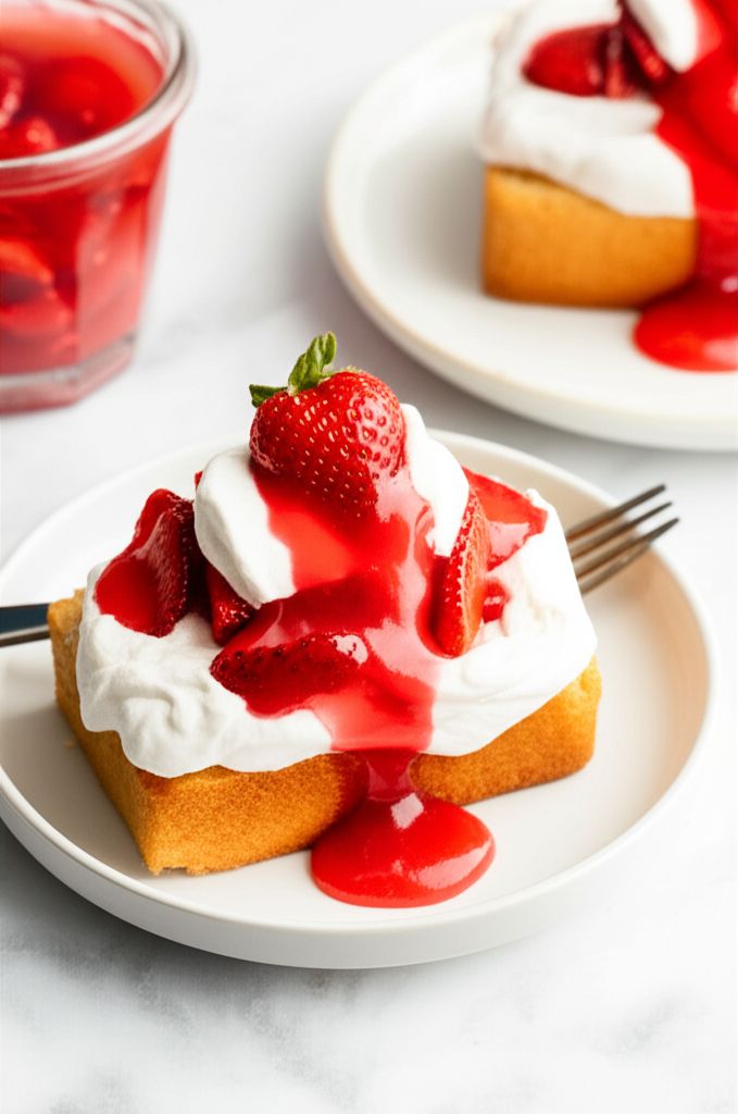 Strawberry Blender Cake