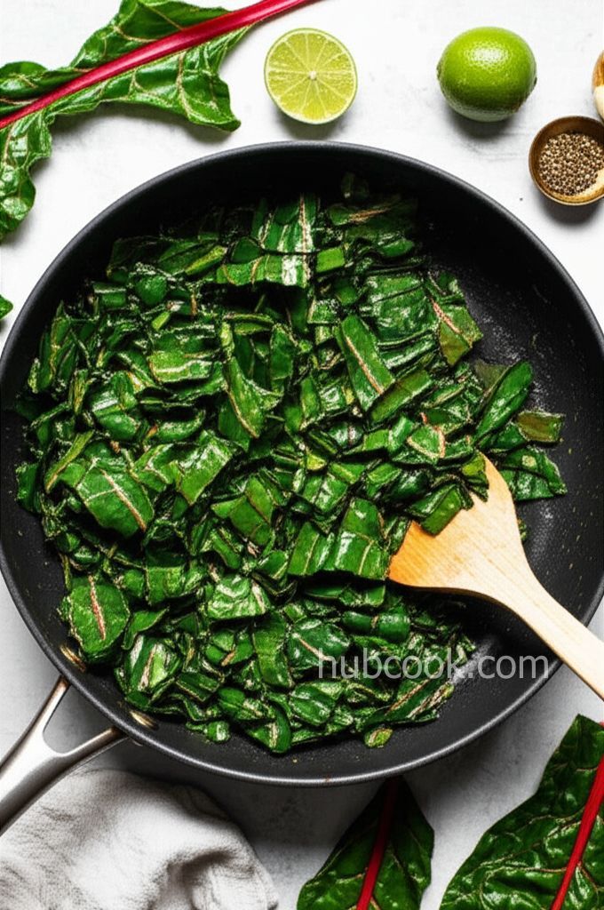 Swiss Chard Sauteed with Lime