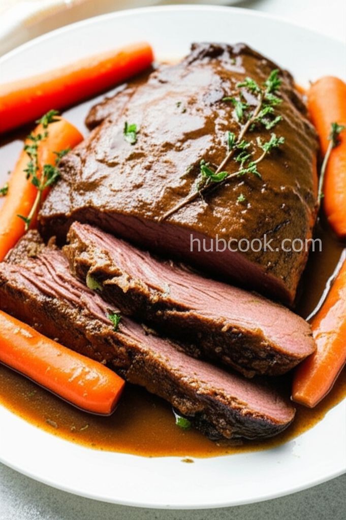 Apple Cider Pepper Pot Roast (Pressure Cooker Recipe)