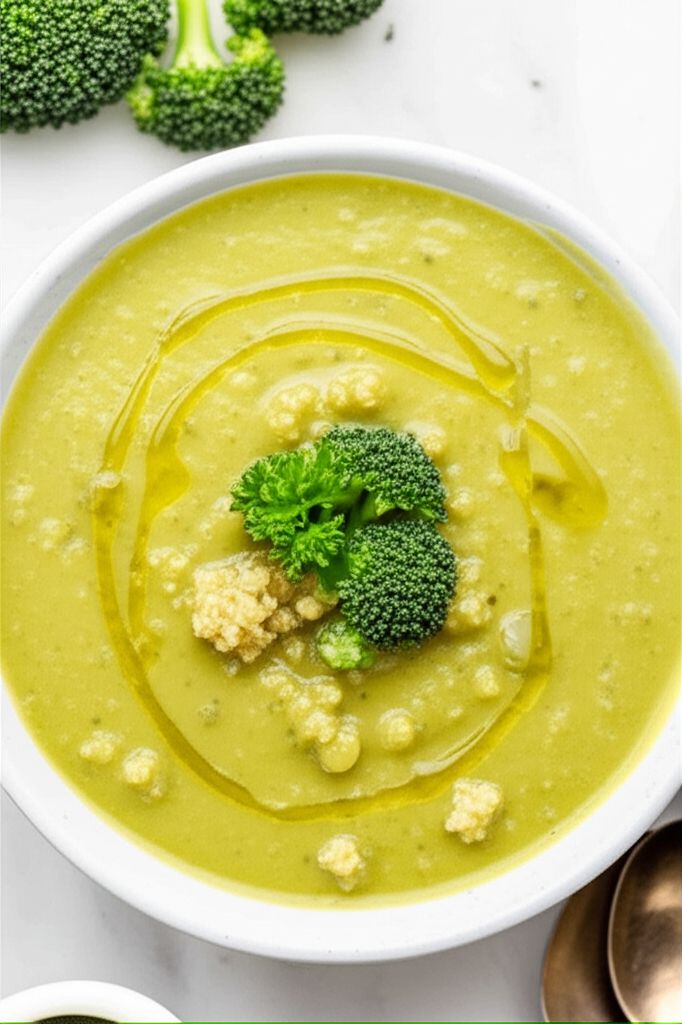 Easy Broccoli Quinoa Soup