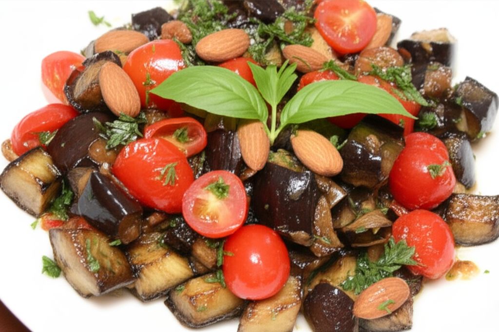 Eggplant with Almonds