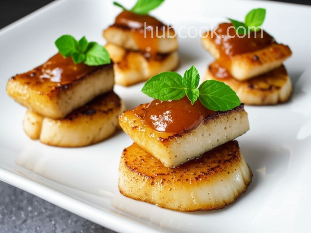 Grand Marnier® Scallops Appetizer with Fois Gras