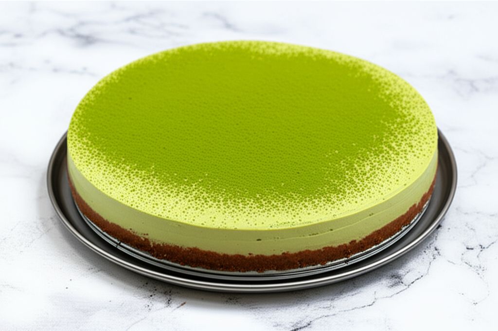 Green Tea Mousse Cheesecake
