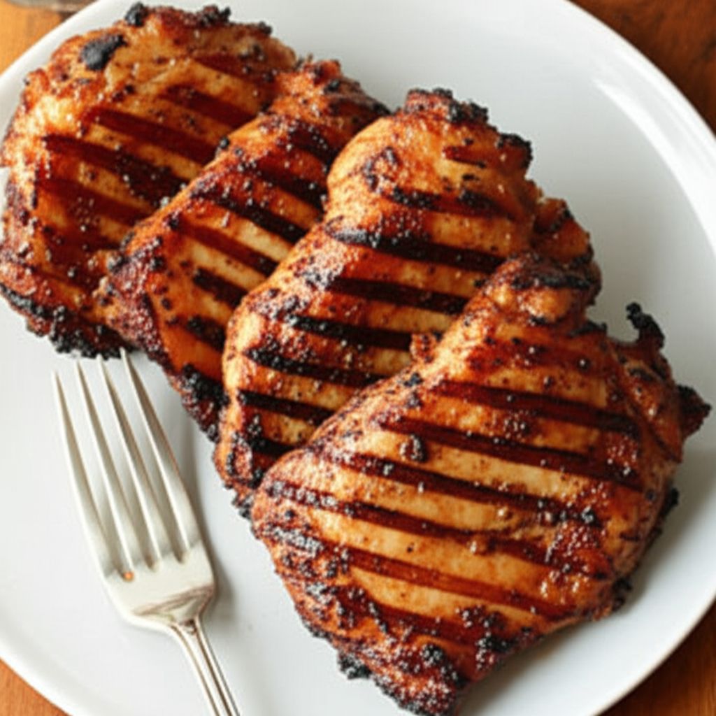 Grilled Dill Pickle Chicken Thighs