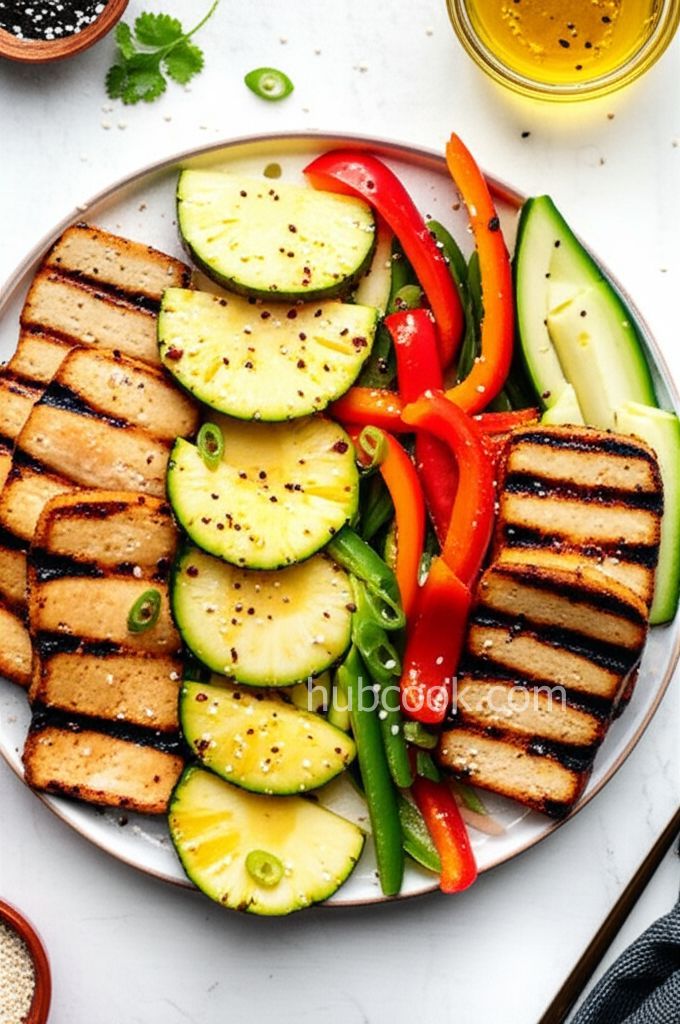 Grilled Teriyaki Tofu Bowls