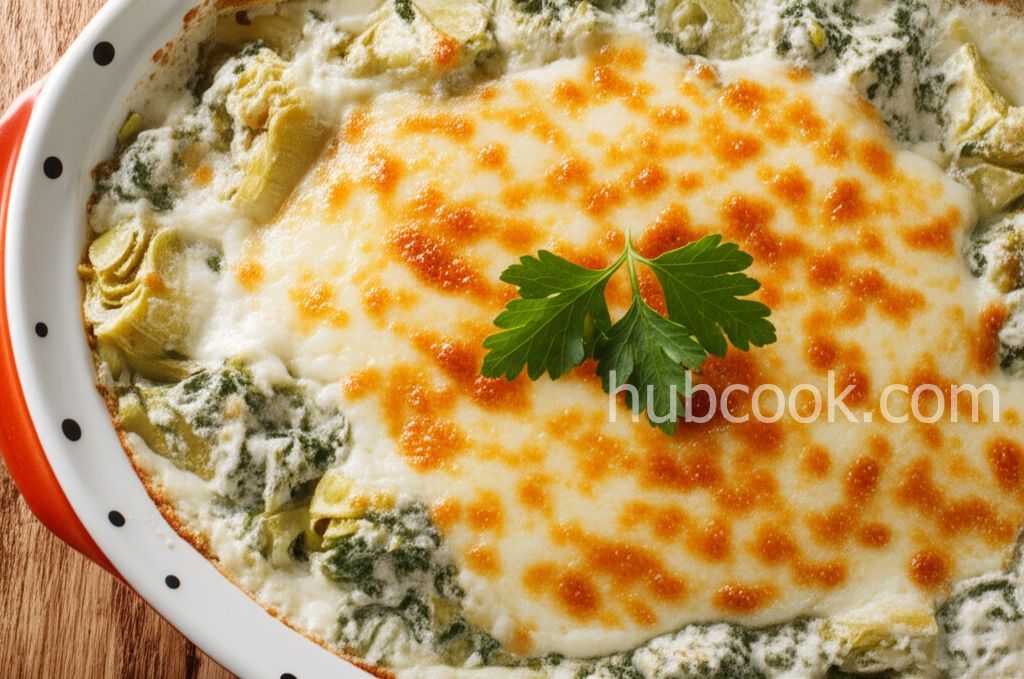 Healthier Hot Artichoke and Spinach Dip II