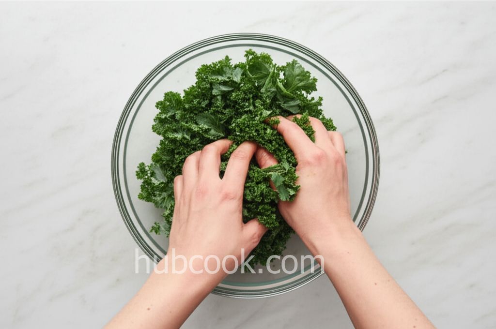 Kale Salad with Apple and Lemon