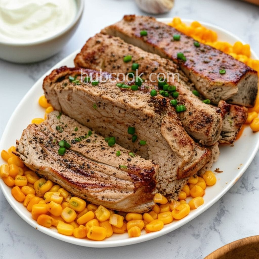 Mom's Corny Pork Chops