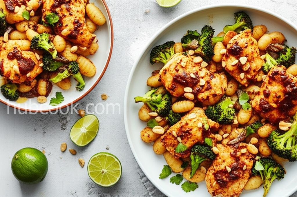 Peanut Chicken with Gnocchi