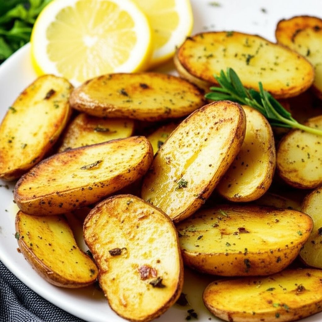 Roasted Greek Lemon Potatoes