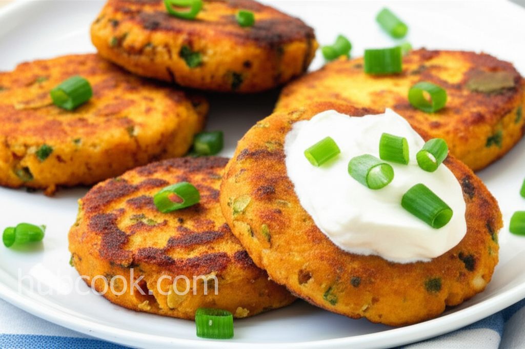 Savory Caribbean-Inspired Sweet Potato Cakes