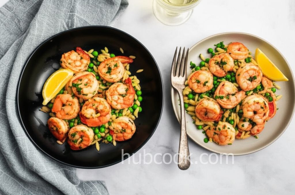 Shrimp Scampi with Orzo
