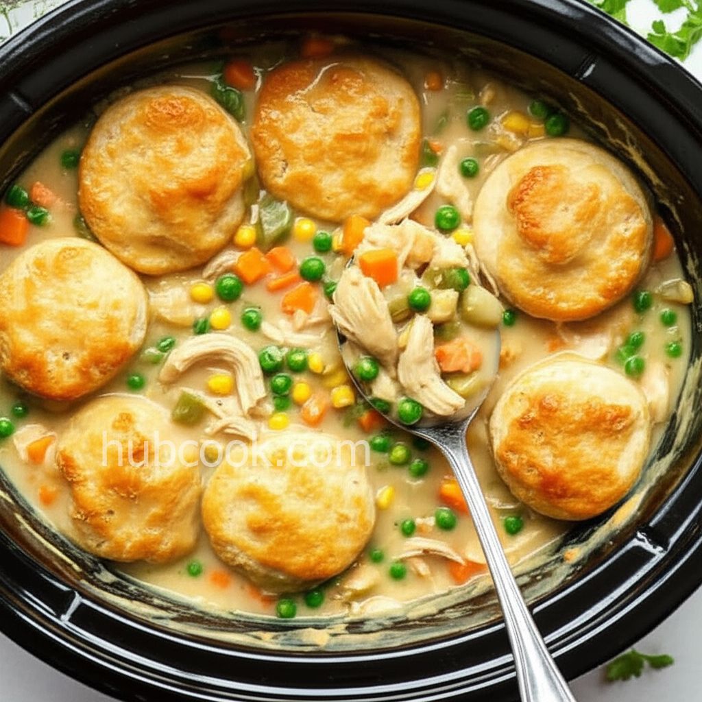 Slow Cooker Chicken Pot Pie