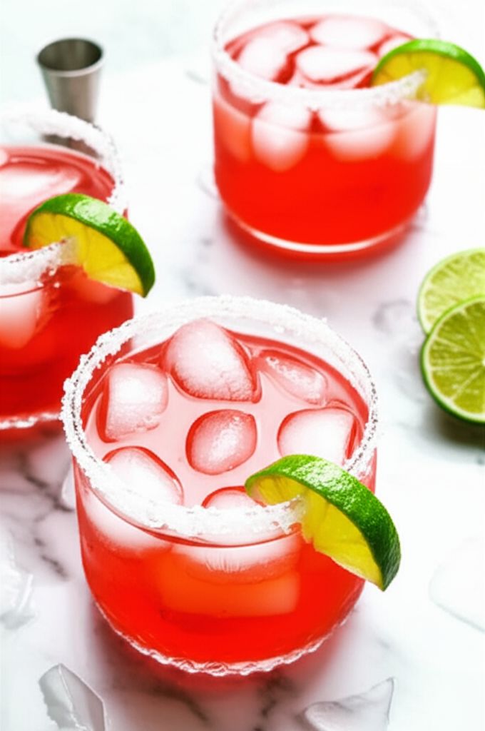 Strawberry Beer Margaritas