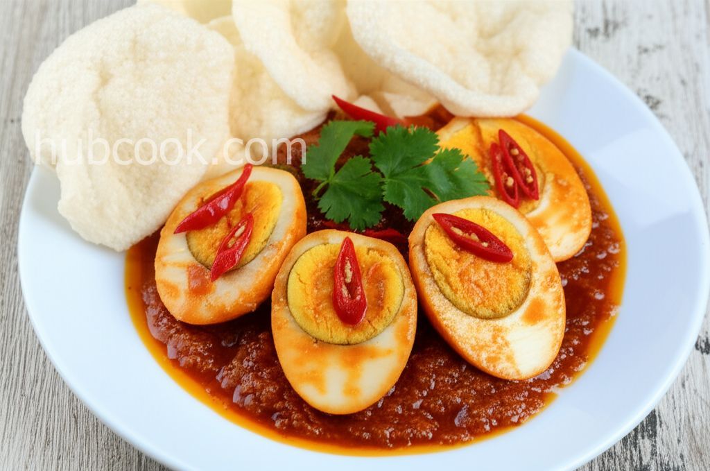 Telur Balado (Spicy Chile Sauce with Eggs)