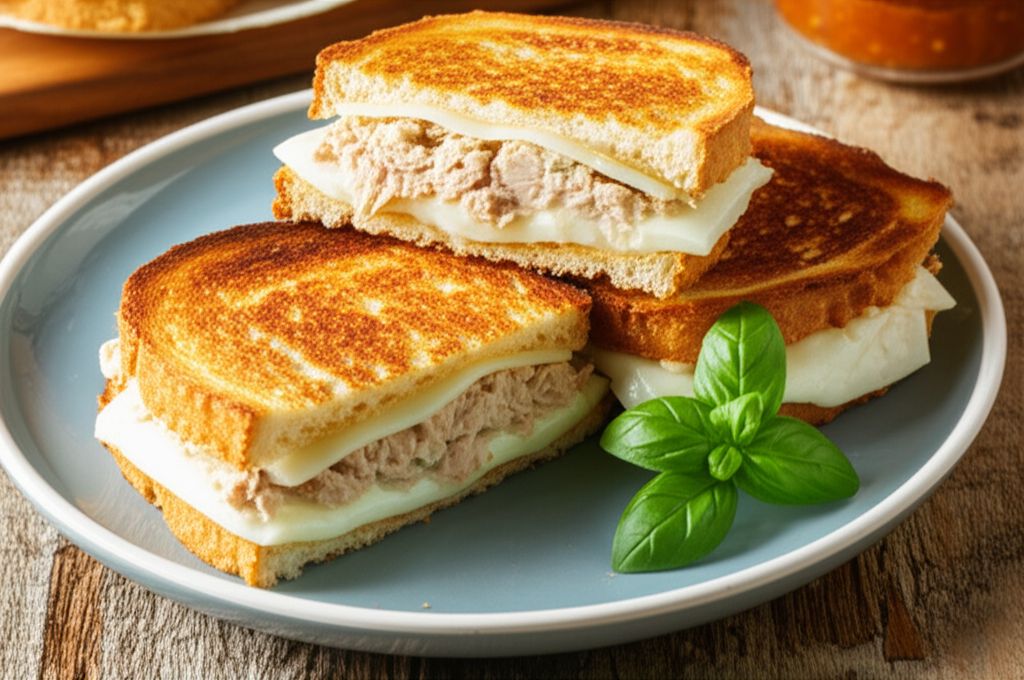 Tuna Melt with Egg