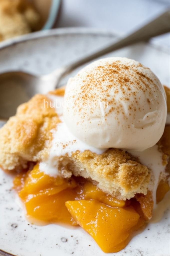 Vegan Southern Peach Cobbler