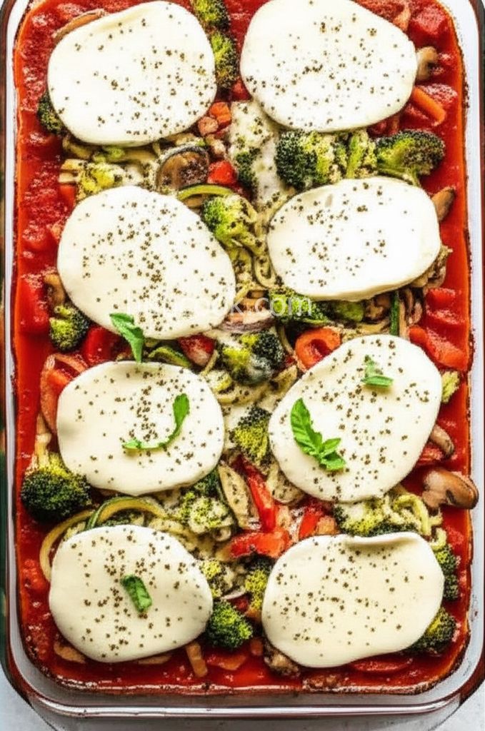 Zoodle Vegetable Bake