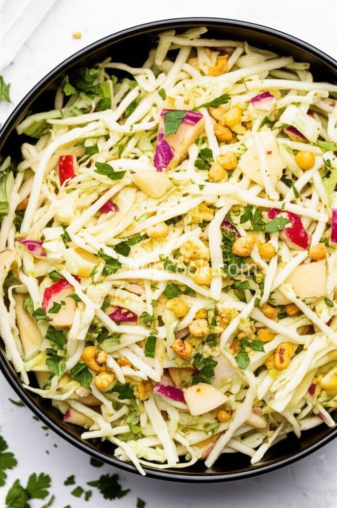 Apple Jicama Coleslaw