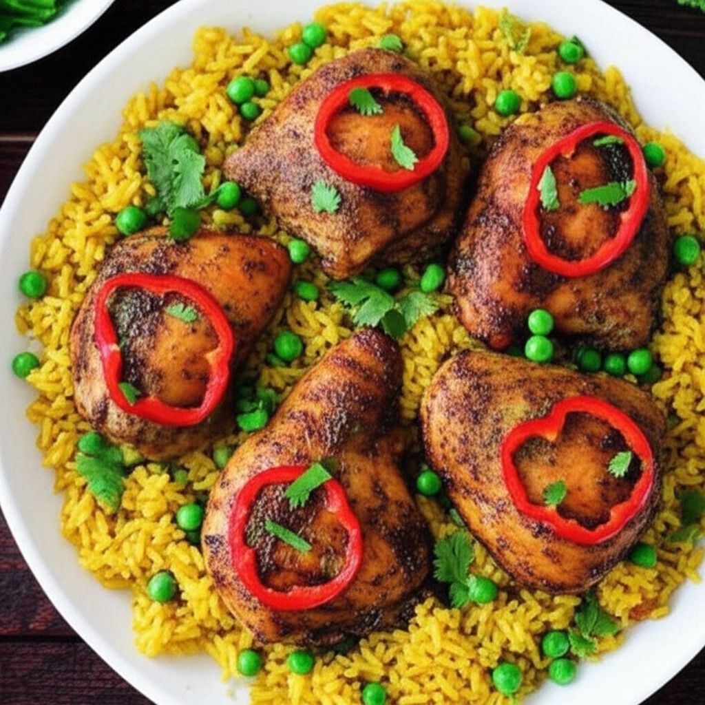 Arroz con Pollo Perunao (Peruvian Rice with Chicken)