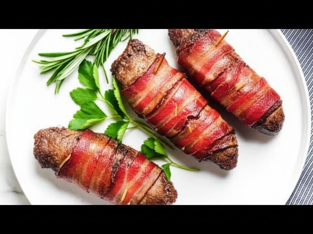 Bacon Wrapped Duck Breasts
