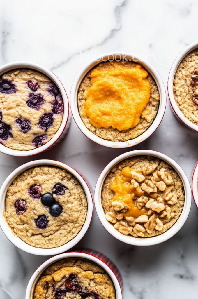 Blended Baked Oats 5 Ways