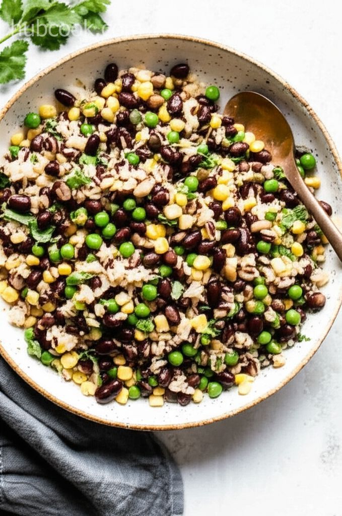 Brown Rice and Black Bean Salad