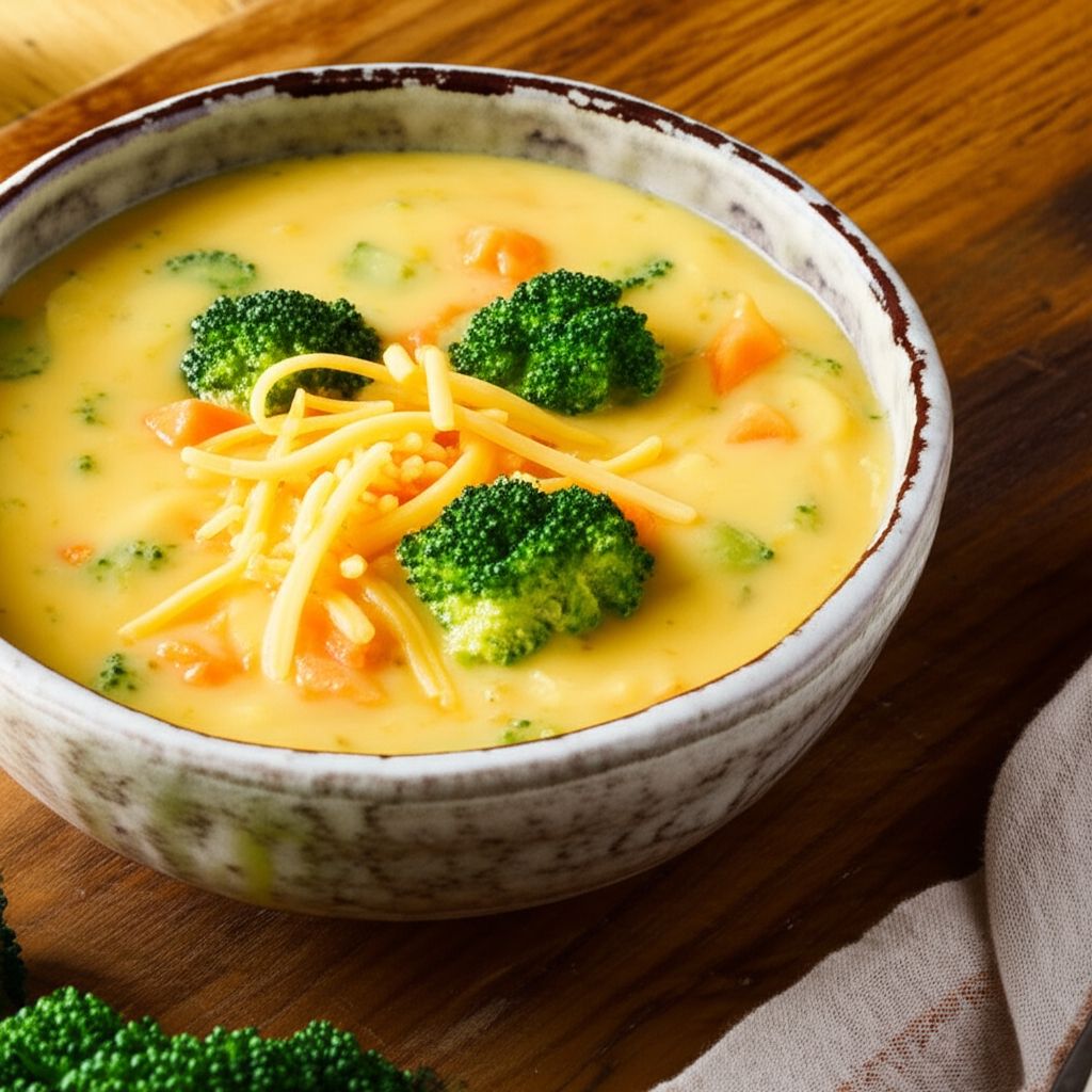 Cheese Soup with Broccoli