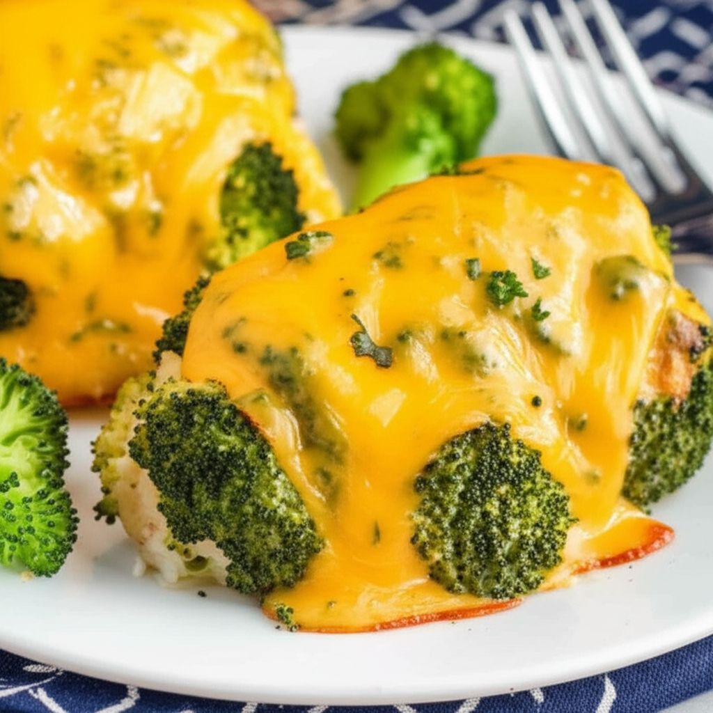 Cheesy Broccoli-Stuffed Chicken Breasts