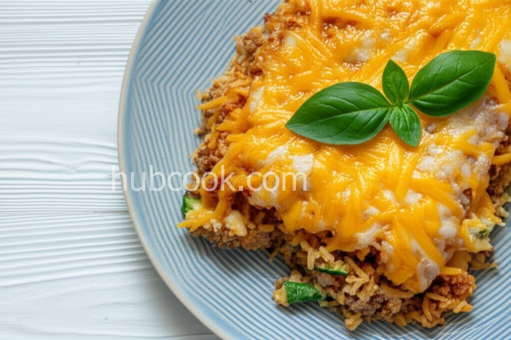 Cheesy Sausage Zucchini Casserole