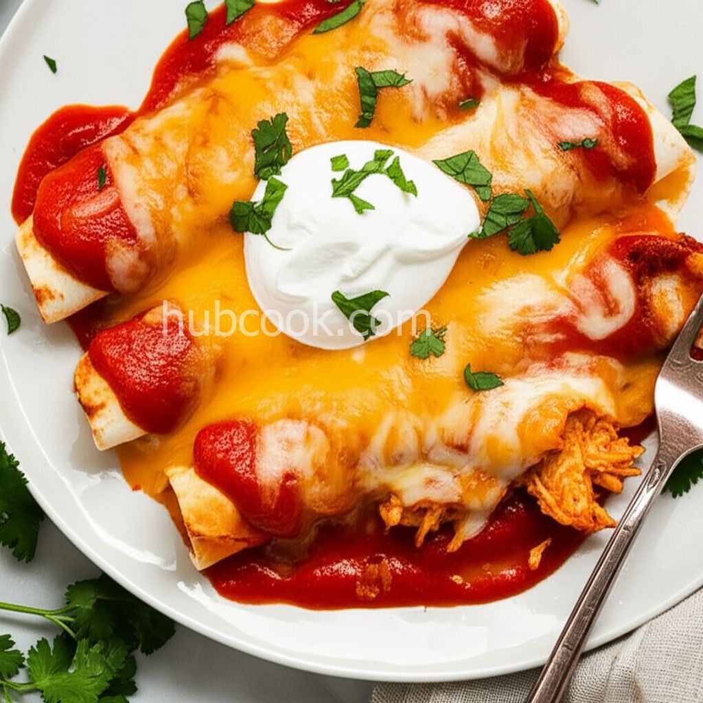 Chicken Enchiladas with Cream Cheese