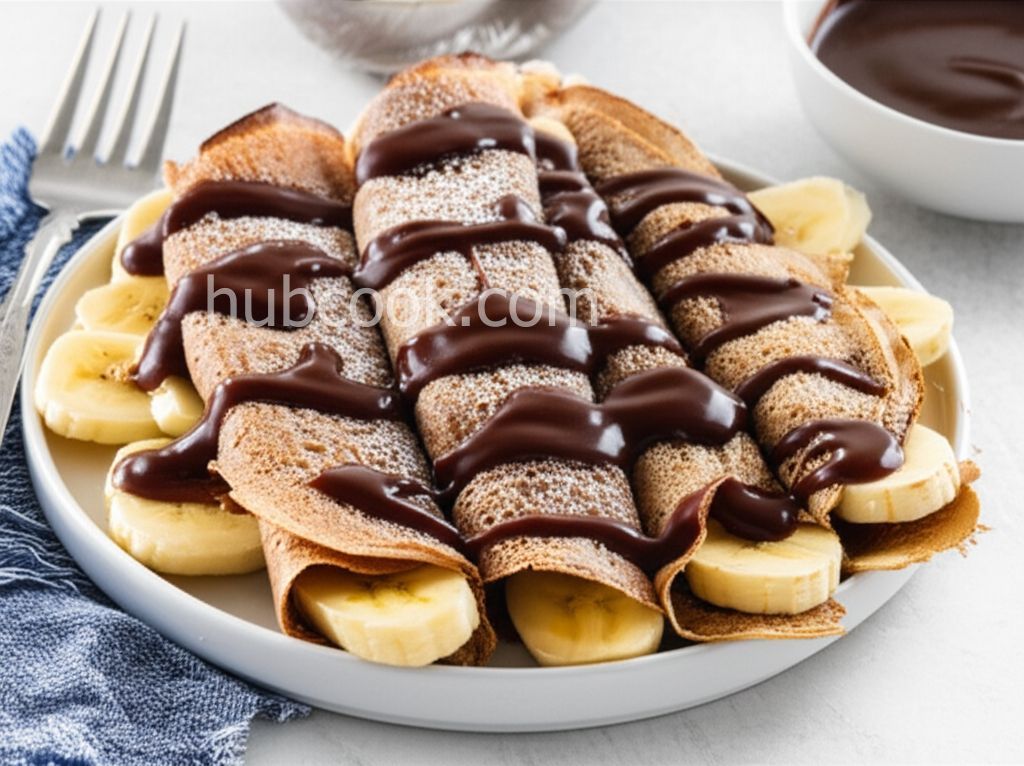 Chocolate Banana Crepes