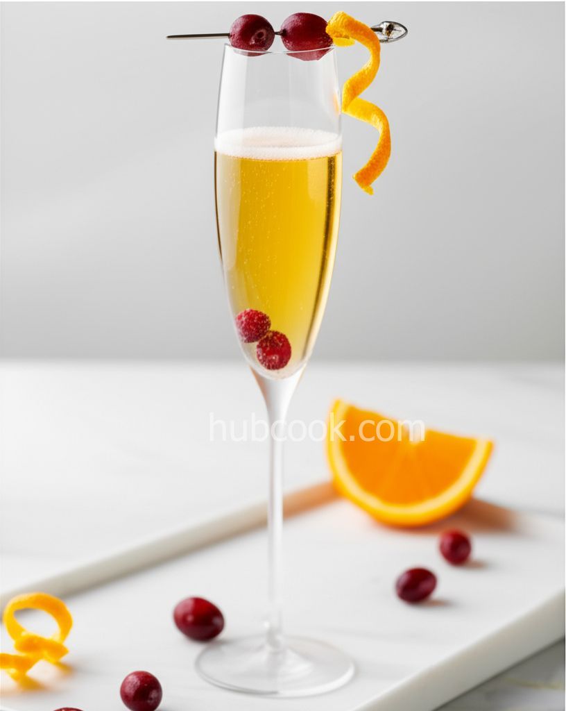 Cranberry-Pomegranate Mimosa